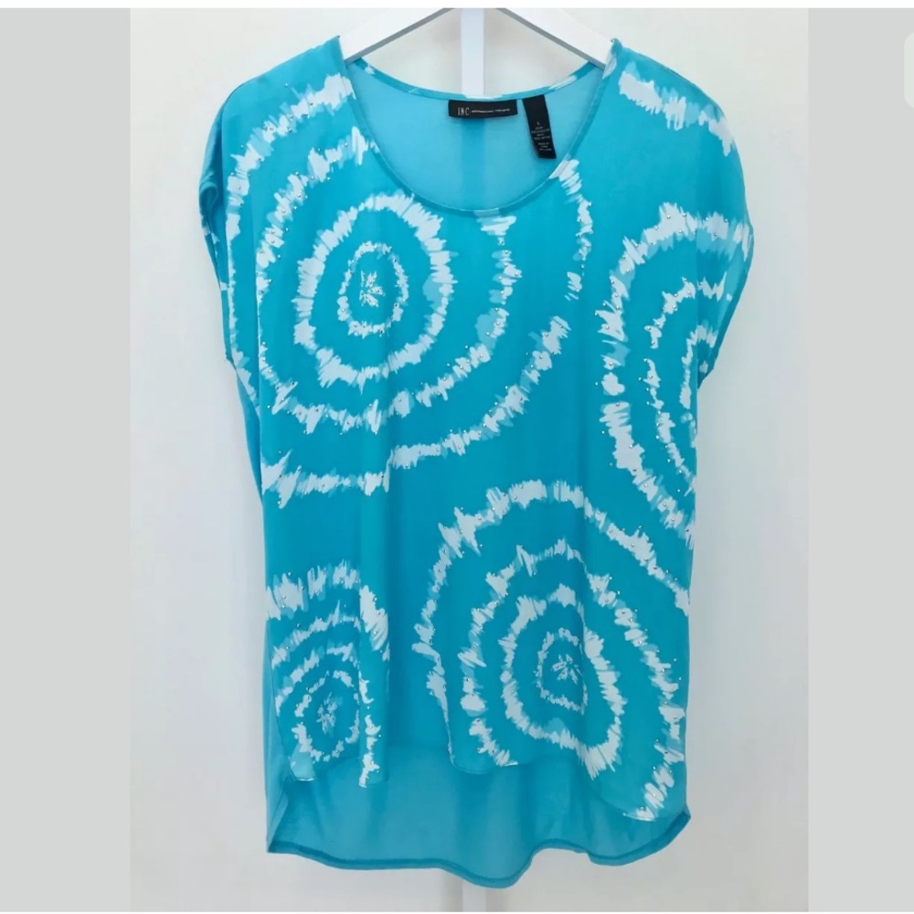 INC INTERNATIONAL CONCEPTS STUDDED TOP SIZE L NWOTS!